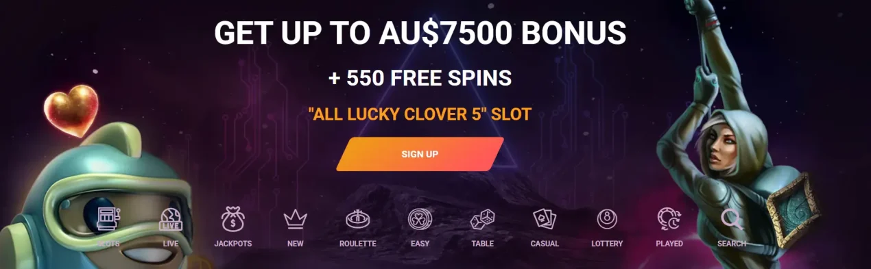 Rickycasino Australian bonus terms showing the welcome offer amounts and conditions